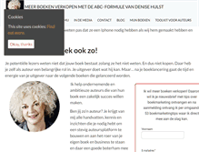 Tablet Screenshot of denisehulst.nl